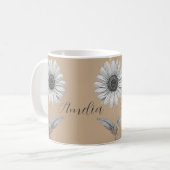 Schattigee Daisy Flower  Koffiemok (Voorkant links)