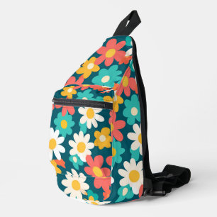 Schattigee Daisy Flower School kinder motief Sling Bag