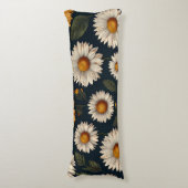 Schattigee Daisy Patterns Body Kussen (Voorkant Verticaal)