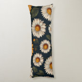 Schattigee Daisy Patterns Body Kussen (Achterkant (Verticaal))