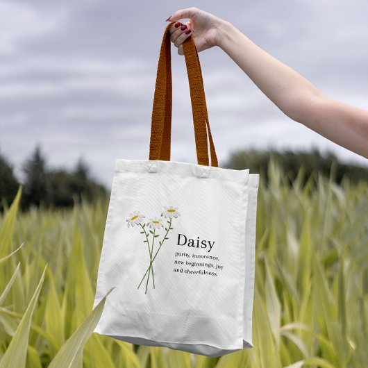Schattigee Daisy Vrouwelijke Girly Tote Bag