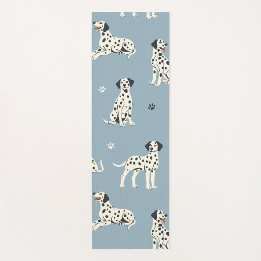 Schattigee Dalmatische hondenliefhebber Yogamat (Voorkant)