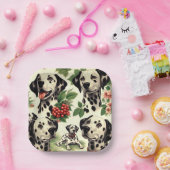  Schattigee Dalmatische Illustratie Papieren Bordje (Feest)