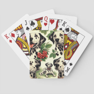  Schattigee Dalmatische Illustratie Pokerkaarten
