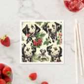 Schattigee Dalmatische Illustratie Servet (Insitu)