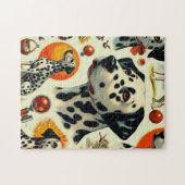 Schattigee Dalmatische naadloos Legpuzzel (Horizontaal)