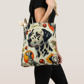 Schattigee Dalmatische naadloos Tote Bag (Dichtbij)