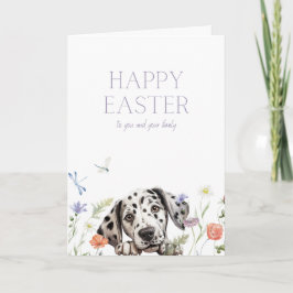 Schattigee Dalmatische Pasen Kaart