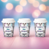 Schattigee Dalmatische Pastel Verjaardag Party Cup Papieren Bekers