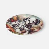 Schattigee Dalmatische Schilderij Papieren Bordje (Gekanteld)