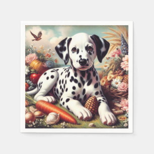 Schattigee Dalmatische Schilderij Servet