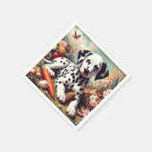 Schattigee Dalmatische Schilderij Servet (Hoek)