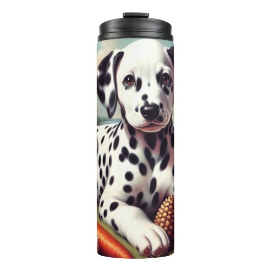 Schattigee Dalmatische Schilderij Thermosbeker (Voorkant)