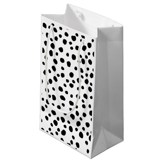 Schattigee Dalmatische Spot Dierenprint Klein Cadeauzakje (Voorkant Gekanteld)