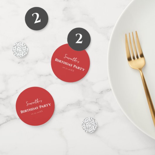 Schattigee Dalmatische Spots Kids Verjaardagsfeest Confetti (Groep)