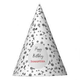 Schattigee Dalmatische Vlekken Verjaardagsfeest Feesthoedjes