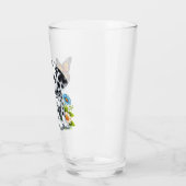 Schattigee Dalmatische/Vlinder vrienden Glas (Links)