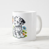 Schattigee Dalmatische/Vlinder vrienden Grote Koffiekop (Voorkant rechts)