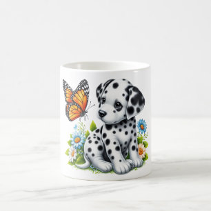 Schattigee Dalmatische/Vlinder vrienden Koffiemok