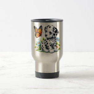 Schattigee Dalmatische/Vlinder vrienden Reisbeker