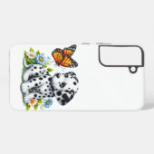 Schattigee Dalmatische/Vlinder vrienden Samsung Galaxy Hoesje (Achterkant horizontaal)