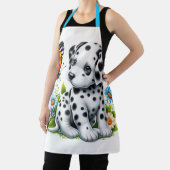 Schattigee Dalmatische/Vlinder vrienden Schort (Insitu)