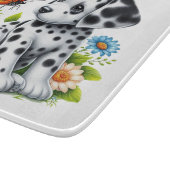 Schattigee Dalmatische/Vlinder vrienden Snijplank (Hoek)