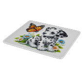 Schattigee Dalmatische/Vlinder vrienden Snijplank (Hoek)