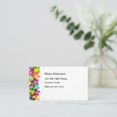 Schattigee Dames Persoonlijke Contact Visitekaartj Visitekaartje (Staand voorkant)