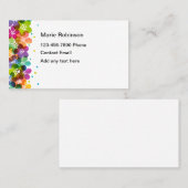 Schattigee Dames Persoonlijke Contact Visitekaartj Visitekaartje (Voorkant / Achterkant)