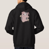 Schattigee Dancing Cartoon Varkenshoudie Hoodie (Achterkant)