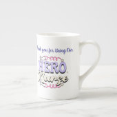 Schattigee Dankbaarheid Nurse Blues Typografie PER Porselein Kop (Rechts)