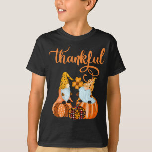 Schattigee dankbare kabouters voor Herfst of Hallo T-shirt