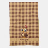 Schattigee dankbare Thanksgiving Turkije Theedoek (Verticaal)