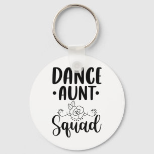 Schattigee Dans Tante Squad - Grappig Dansen Trots Sleutelhanger