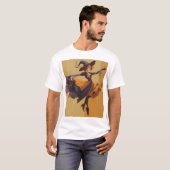 Schattigee dansende heks t-shirt (Voorkant volledig)