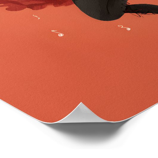 Schattigee dansende vampier poster (Hoek)