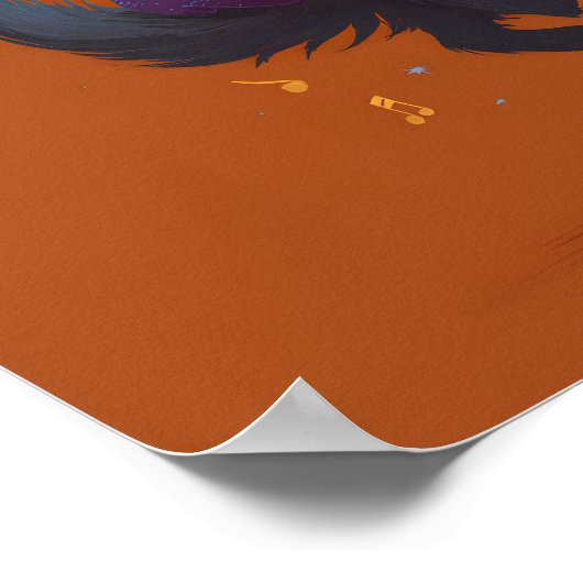 Schattigee Dansende Weerwolf Poster (Hoek)