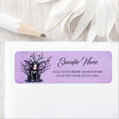 Schattigee Dark Fairy met vleermuisvleugels. Etiket (Insitu)