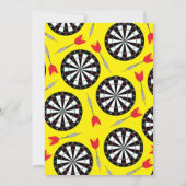 Schattigee Dart Board Kids Verjaardag Party Sport Kaart (Achterkant)
