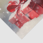 Schattigee dassenwinter kerst tissuepapier (Detail)