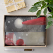 Schattigee dassenwinter kerst tissuepapier (Geschenk)