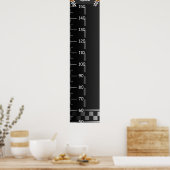 Schattigee de Groeigrafiek van de Racekring Poster (Keuken)