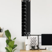 Schattigee de Groeigrafiek van de Racekring Poster (Thuiskantoor)