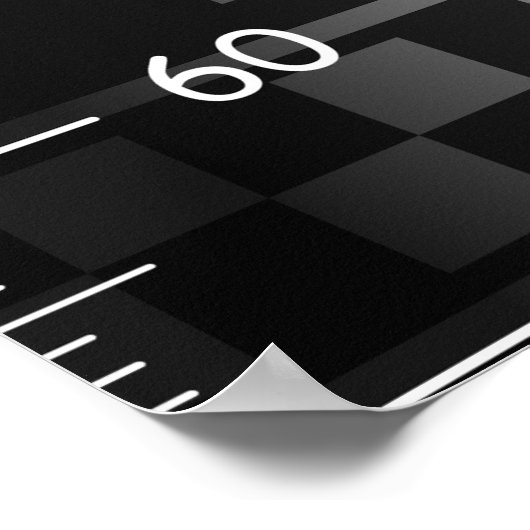 Schattigee de Groeigrafiek van de Racekring Poster (Hoek)