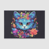 Schattigee Decoupage kattenliefhebbers Tissue Pape Tissuepapier (Voorkant)