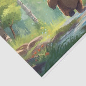 Schattigee Decoupage kinder beer liefhebbers Tissuepapier (Detail)