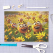 Schattigee Decoupage kinder bijenliefhebbers Tissuepapier (Craft)