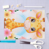 Schattigee Decoupage kinder giraffe liefhebbers Tissuepapier (Craft)