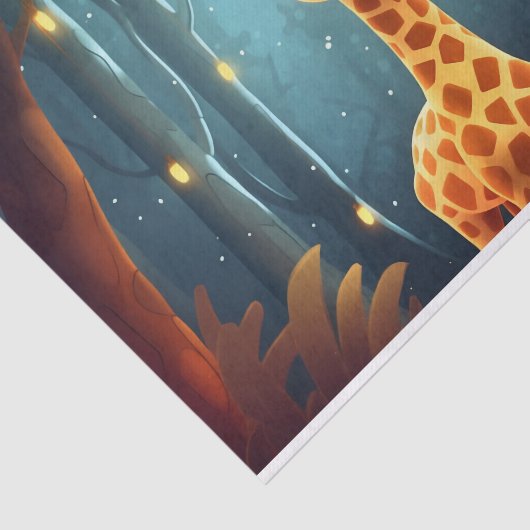 Schattigee Decoupage kinder giraffe liefhebbers Tissuepapier (Detail)